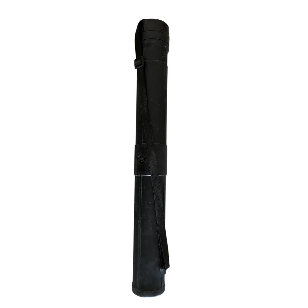 TS Drawing Storage Tube Black Plastic Portfolio Painting Telescopic 2-4 ft Italy